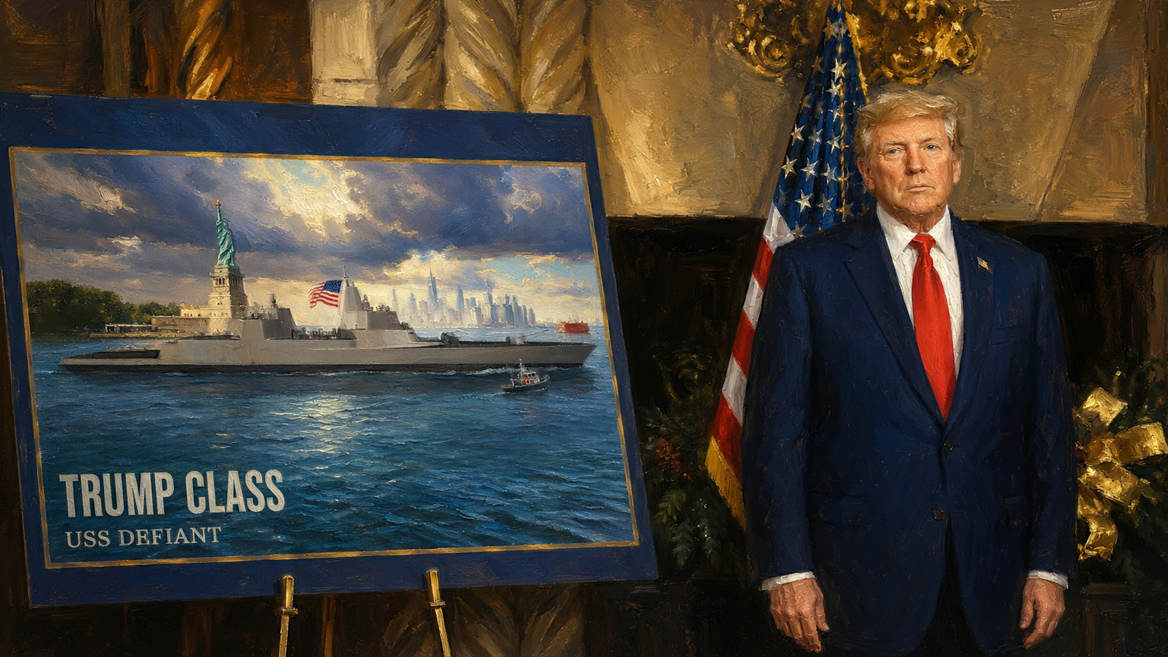 El precio de la ambición naval: ¿vale la pena la flota dorada de Trump?
