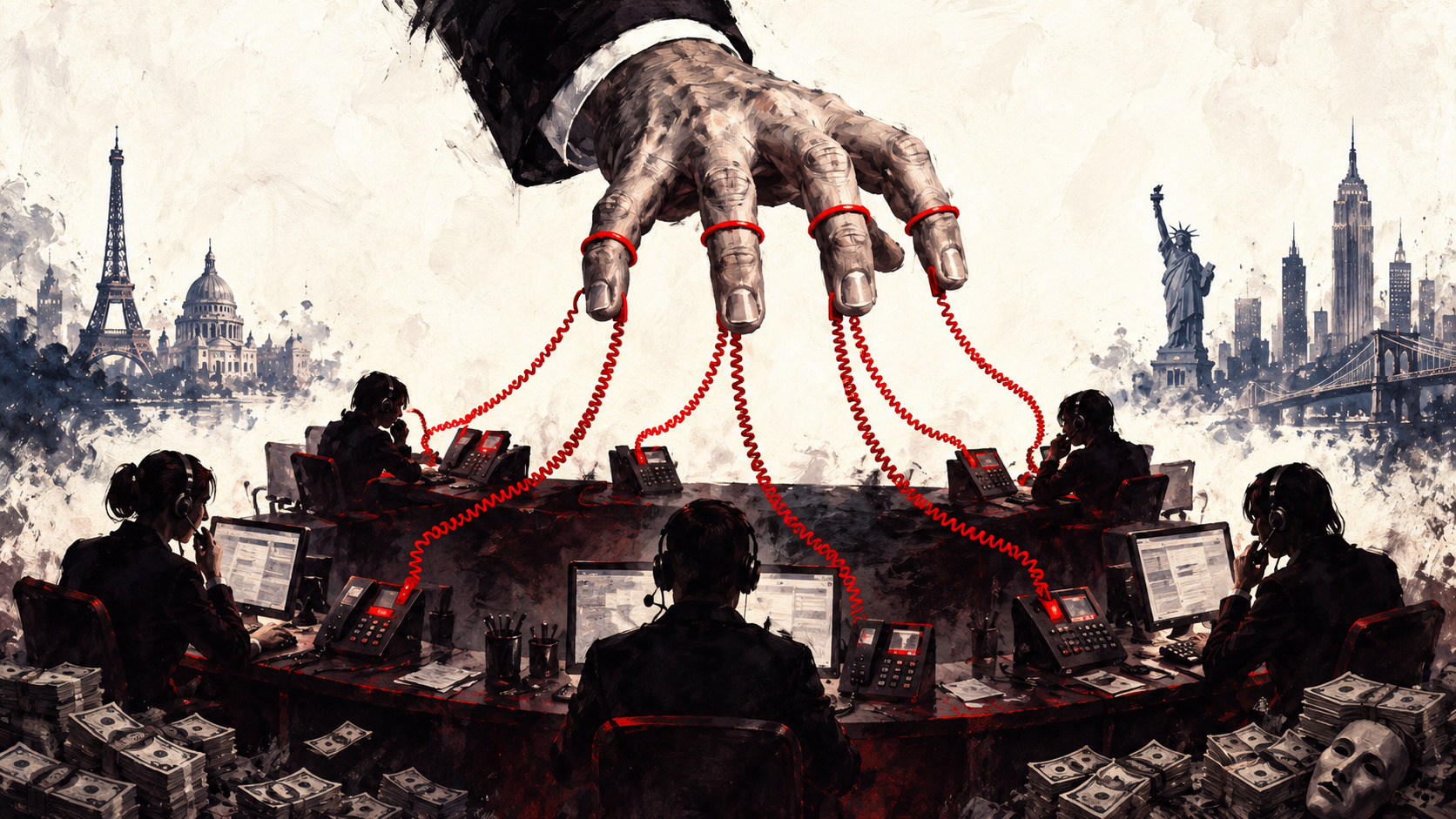 La red de los 'call centers' ucranianos: fraude millonario más allá de sus fronteras